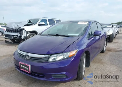 2012 Honda Civic Ex-L from USA, damaged, VIN 2HGFB2F94CH541852